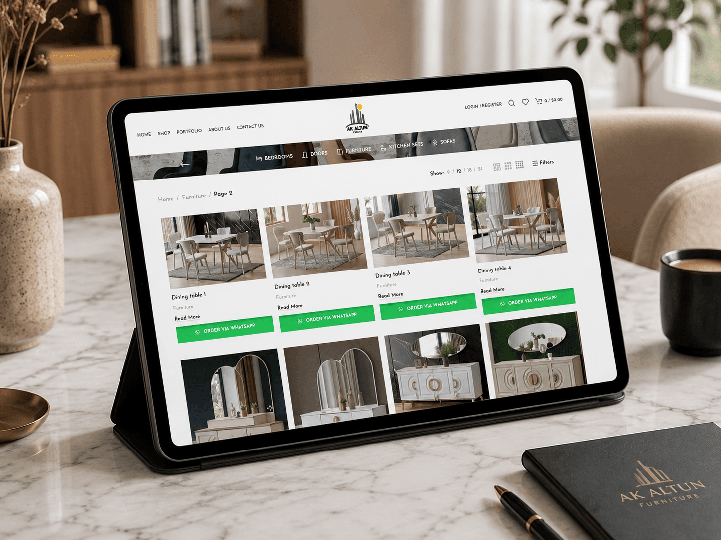 Akaltun Furniture digital project