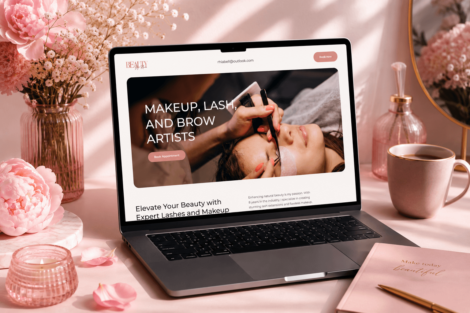 Beauty by Rhia digital project